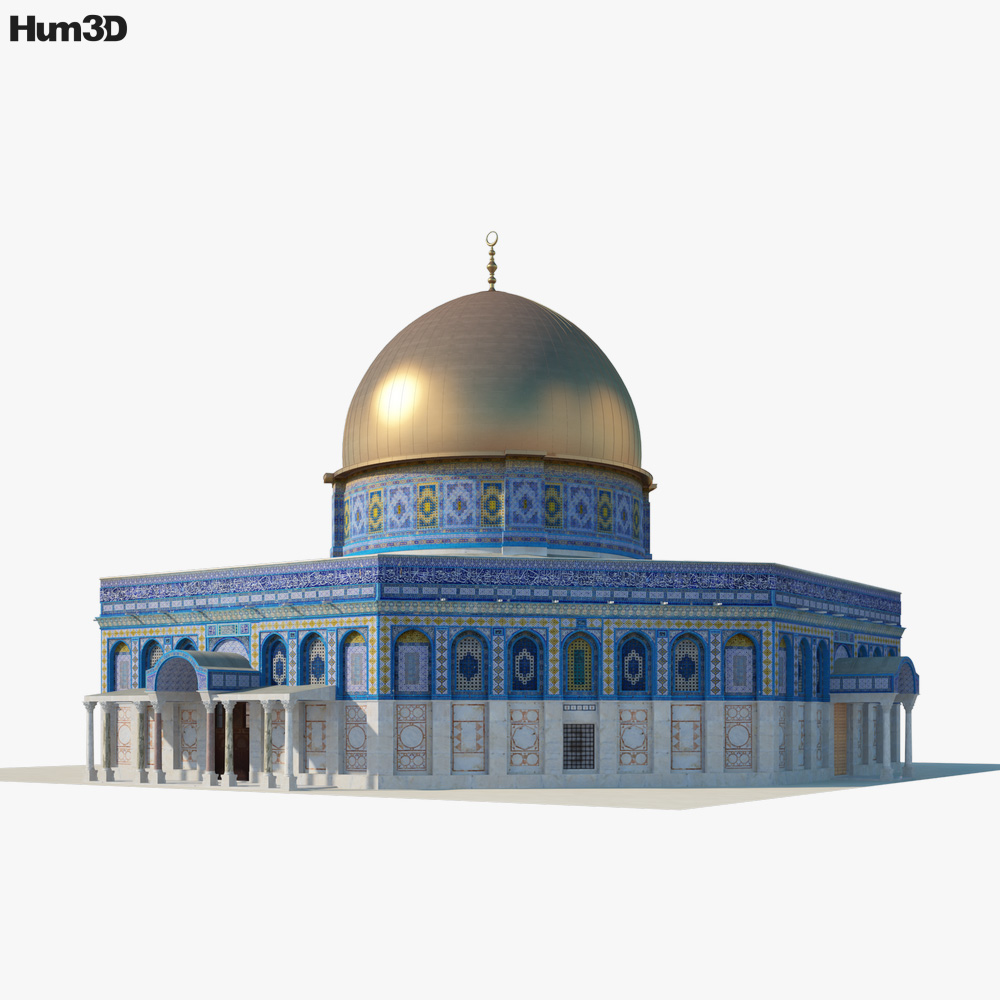 Dome of the Rock 3D model