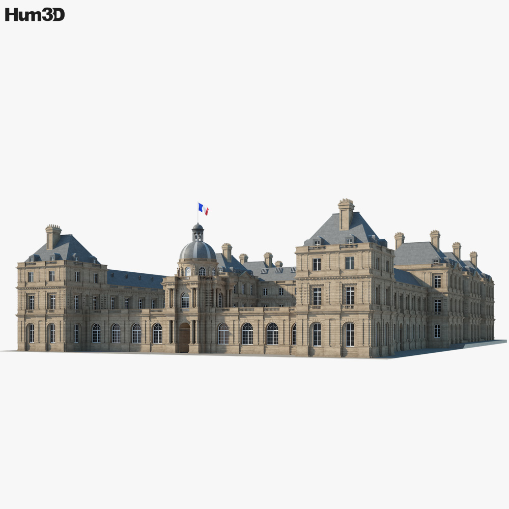 Luxembourg Palace 3D model