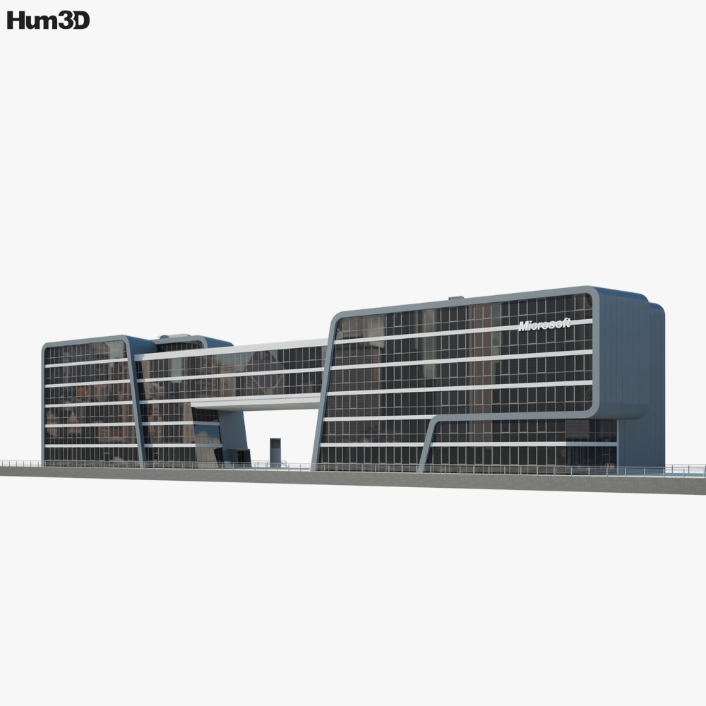 Microsoft Office Building Cologne 3D model