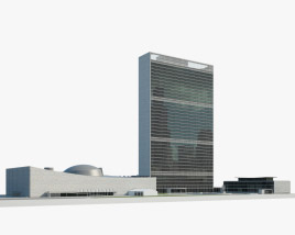 Siège des Nations unies Modèle 3D