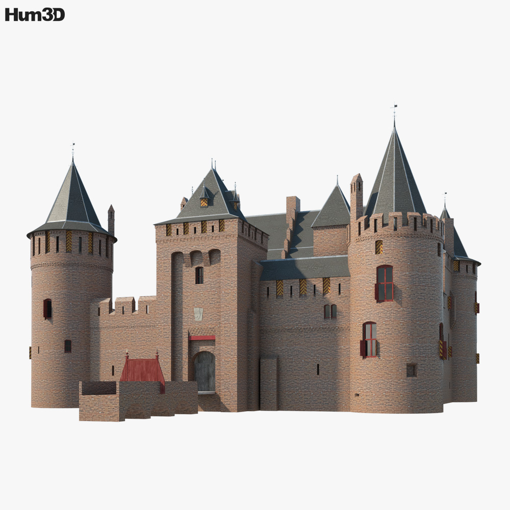 3D Medieval Castle Drawings