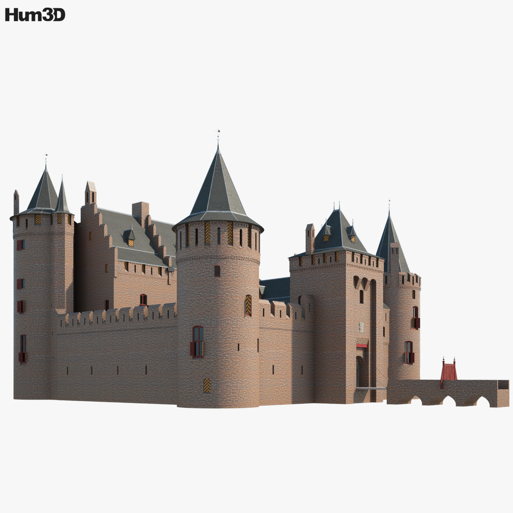 Muiden Castle 3d model