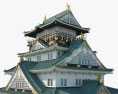 Château d'Osaka Modèle 3d