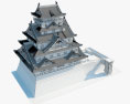 Château d'Osaka Modèle 3d