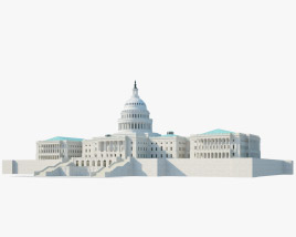United States Capitol 3D model