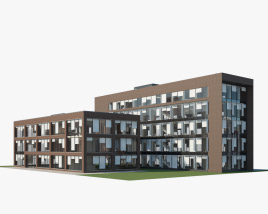 Immeuble de bureaux Modèle 3D