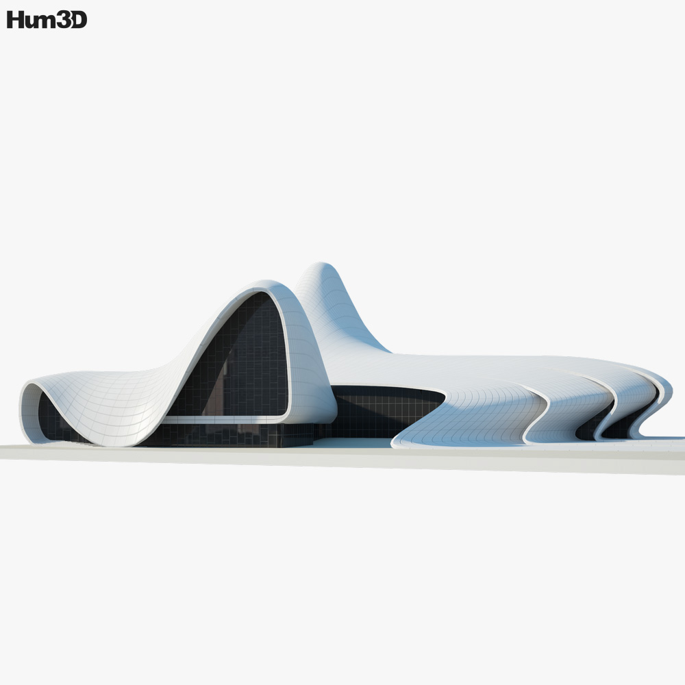 Centro Heydar Aliyev Modelo 3d