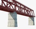 Pont de chemin de fer Modèle 3d