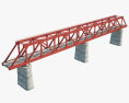 Railroad bridge 3d model