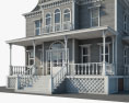 Viktorianisches Haus 3D-Modell