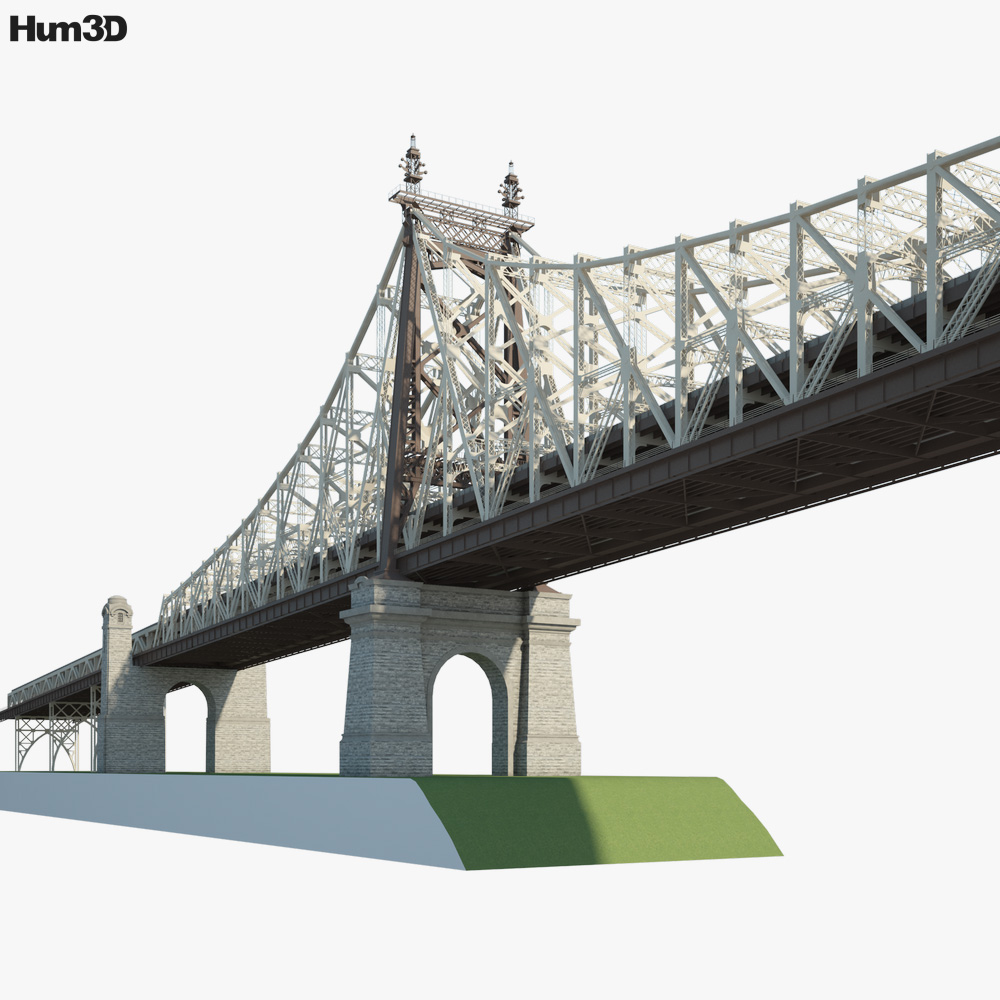 クイーンズボロ橋 3dモデル 建築 On Hum3d