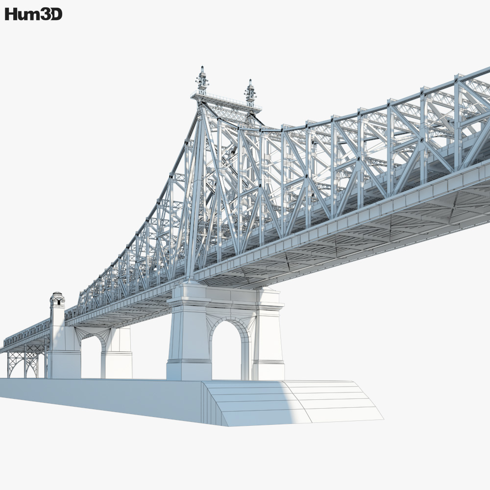 クイーンズボロ橋 3dモデル 建築 On Hum3d