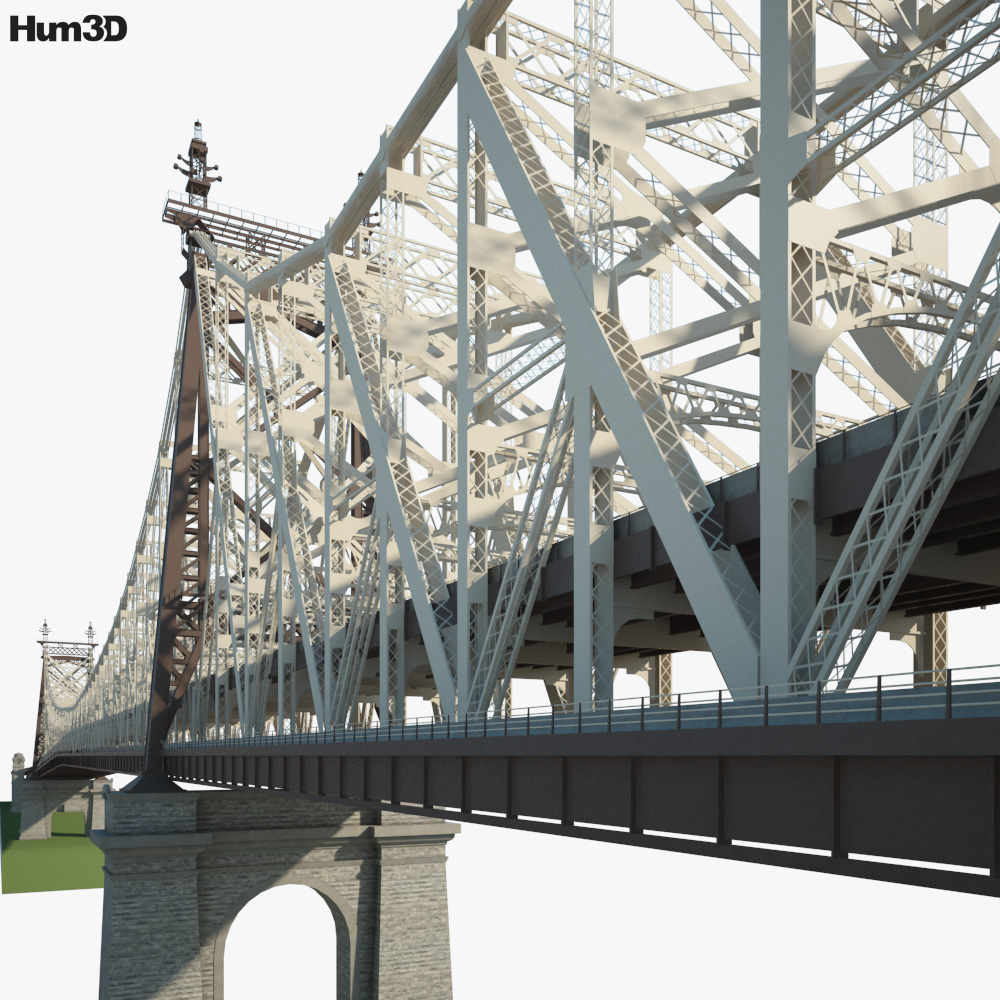 クイーンズボロ橋 3dモデル 建築 On Hum3d