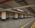 Underground parking 3d model