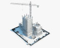 Building Construction site 3d model