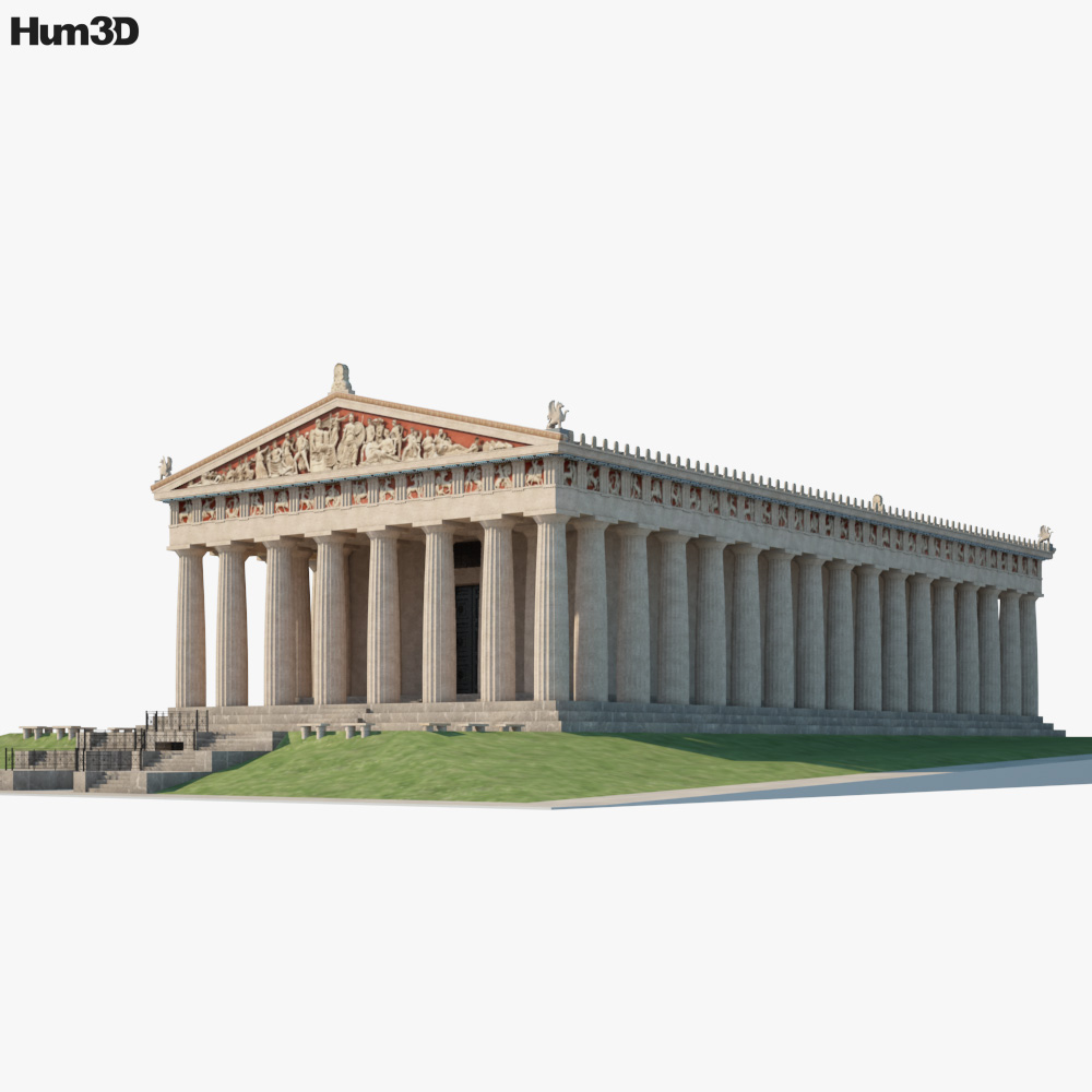 Partenón Modelo 3D