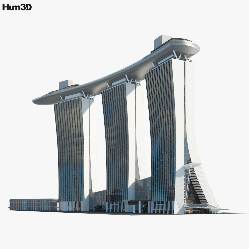 Marina Bay Sands 3d model