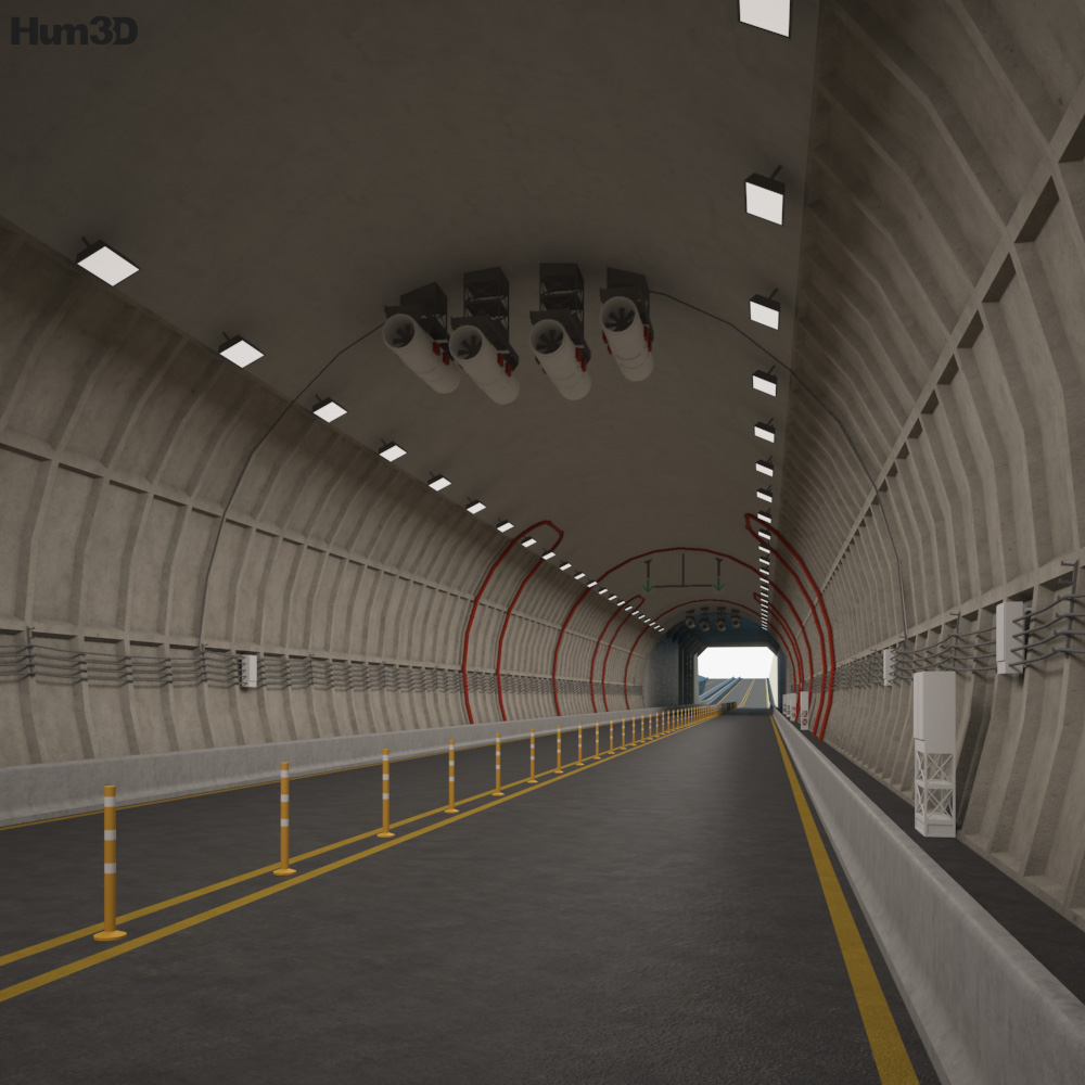 Túnel Modelo 3D
