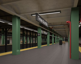 Times Square 捷運車站 3D模型