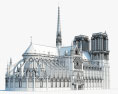 Kathedrale Notre-Dame de Paris 3D-Modell