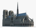 Catedral de Notre-Dame de Paris Modelo 3d