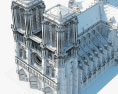 巴黎聖母院 3D模型