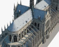 Kathedrale Notre-Dame de Paris 3D-Modell