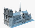 Kathedrale Notre-Dame de Paris 3D-Modell