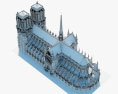 Kathedrale Notre-Dame de Paris 3D-Modell