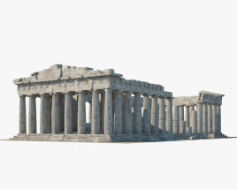 Руїни Парфенону 3D модель