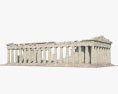 Parthenon ruins 3d model