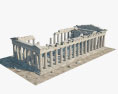 Ruines du Parthénon Modèle 3d