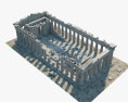 Ruines du Parthénon Modèle 3d