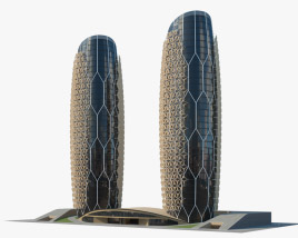 Al Bahar Towers Modèle 3D