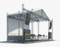 Концертна сцена 3D модель