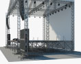 Konzertbühne 3D-Modell