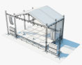 Konzertbühne 3D-Modell