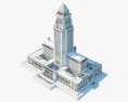 ロサンゼルス市庁舎 3Dモデル