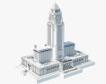 ロサンゼルス市庁舎 3Dモデル