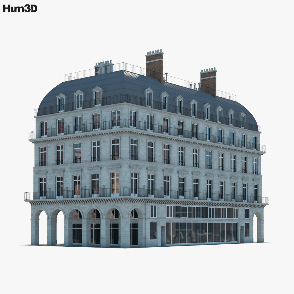 ヨーロッパの建物 3dモデル 建築 On Hum3d