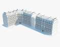 Паризький будинок 3D модель