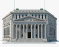 New York County Courthouse Modello 3D