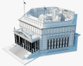 New York County Courthouse Modello 3D