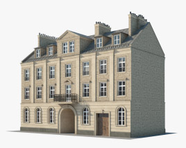 European building V03 3D model