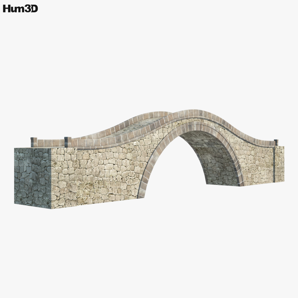 Puente de piedra Modelo 3D