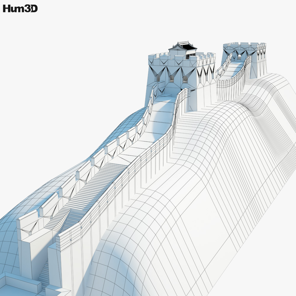 Gran Muralla China Modelo 3D - Arquitectura on Hum3D