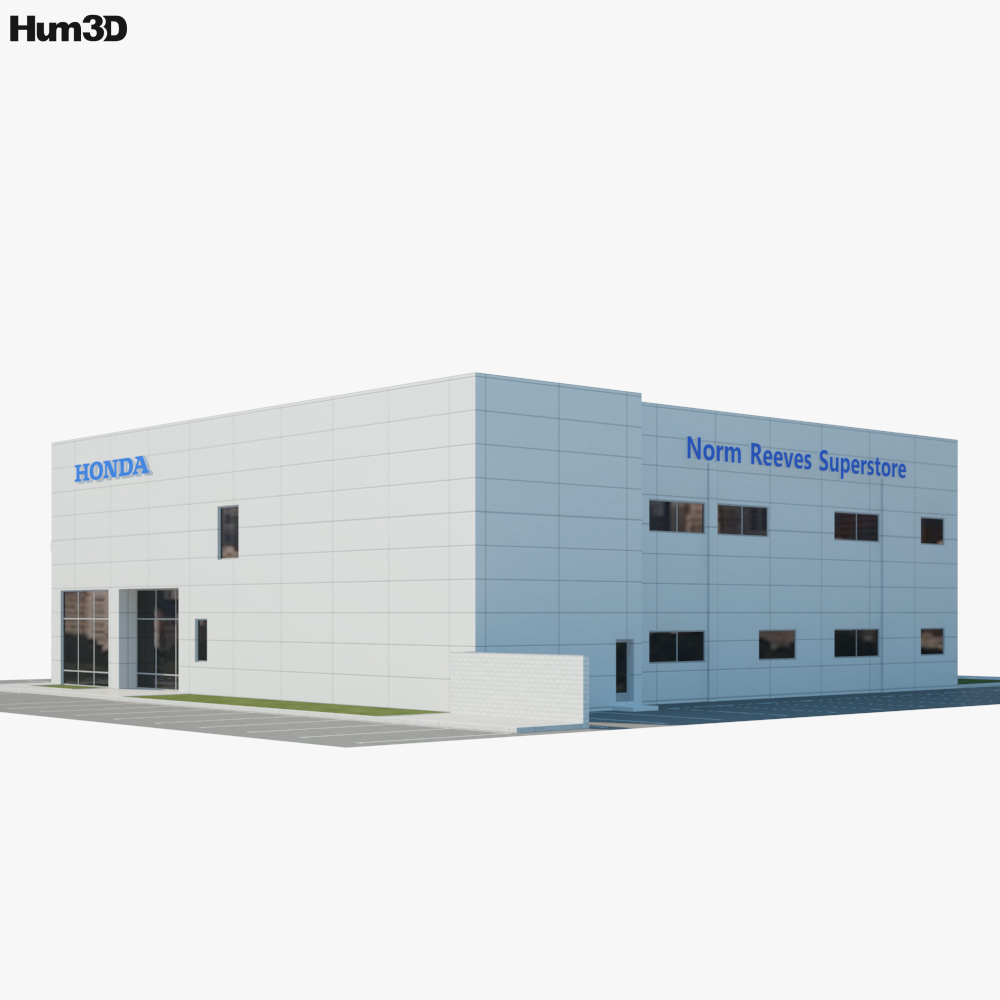 Norm Reeves Honda Superstore Modello 3D