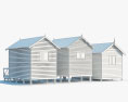 Cabane de plage Modèle 3d