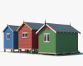 Cabane de plage Modèle 3d