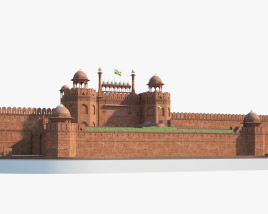 Fort Rouge (Delhi) Modèle 3D